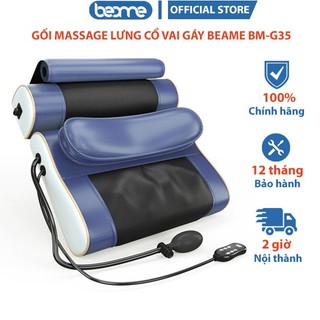 Máy massage lưng cổ vai gáy, gối massage hống ngoại beame bm-g35