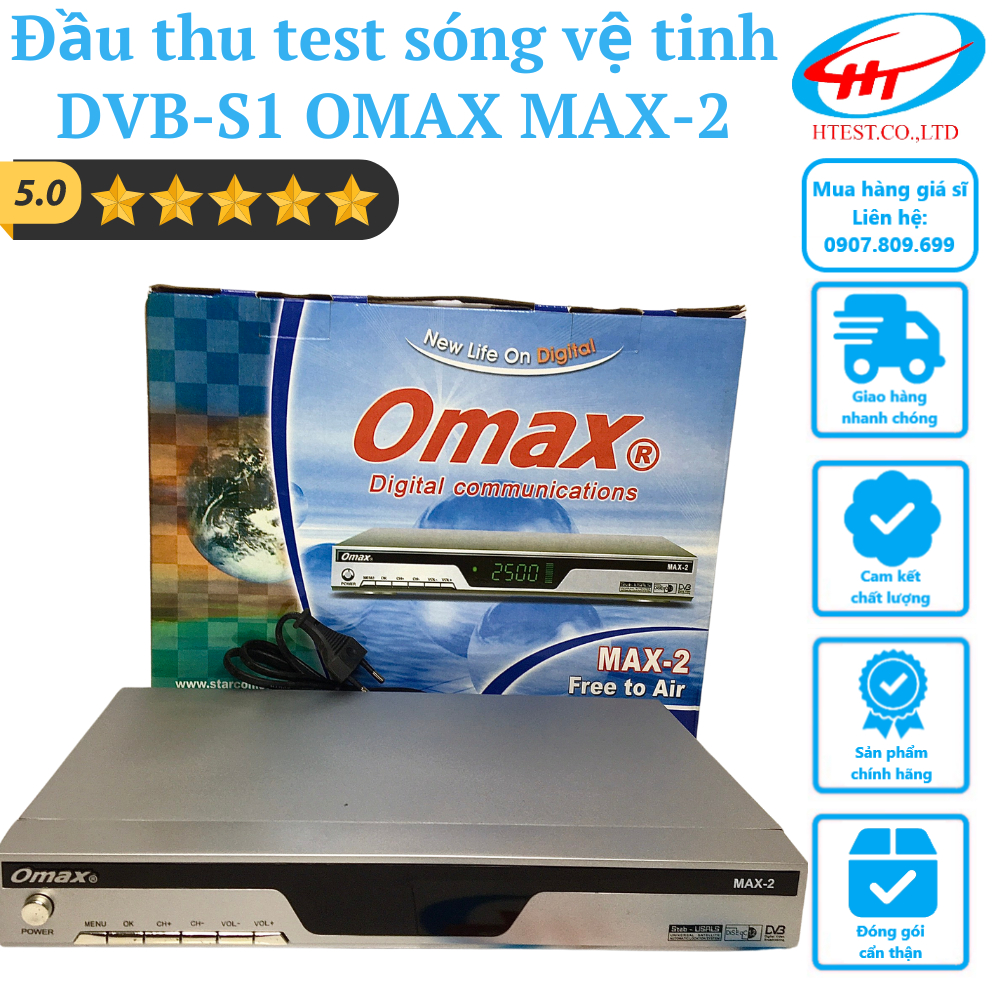 ĐẦU THU DÒ SÓNG VỆ TINH VINASAT1,2 - OMAX