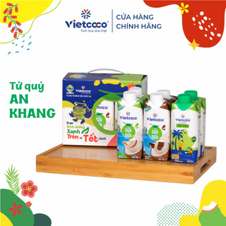[Tết 2024. Combo 08 Tứ Quý An Khang] Combo 6 hộp sữa dừa UHT Vietcoco 330ml