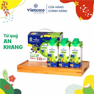 [Tết 2024. Combo 08 Tứ Quý An Khang] Combo 6 hộp sữa dừa UHT Vietcoco 330ml