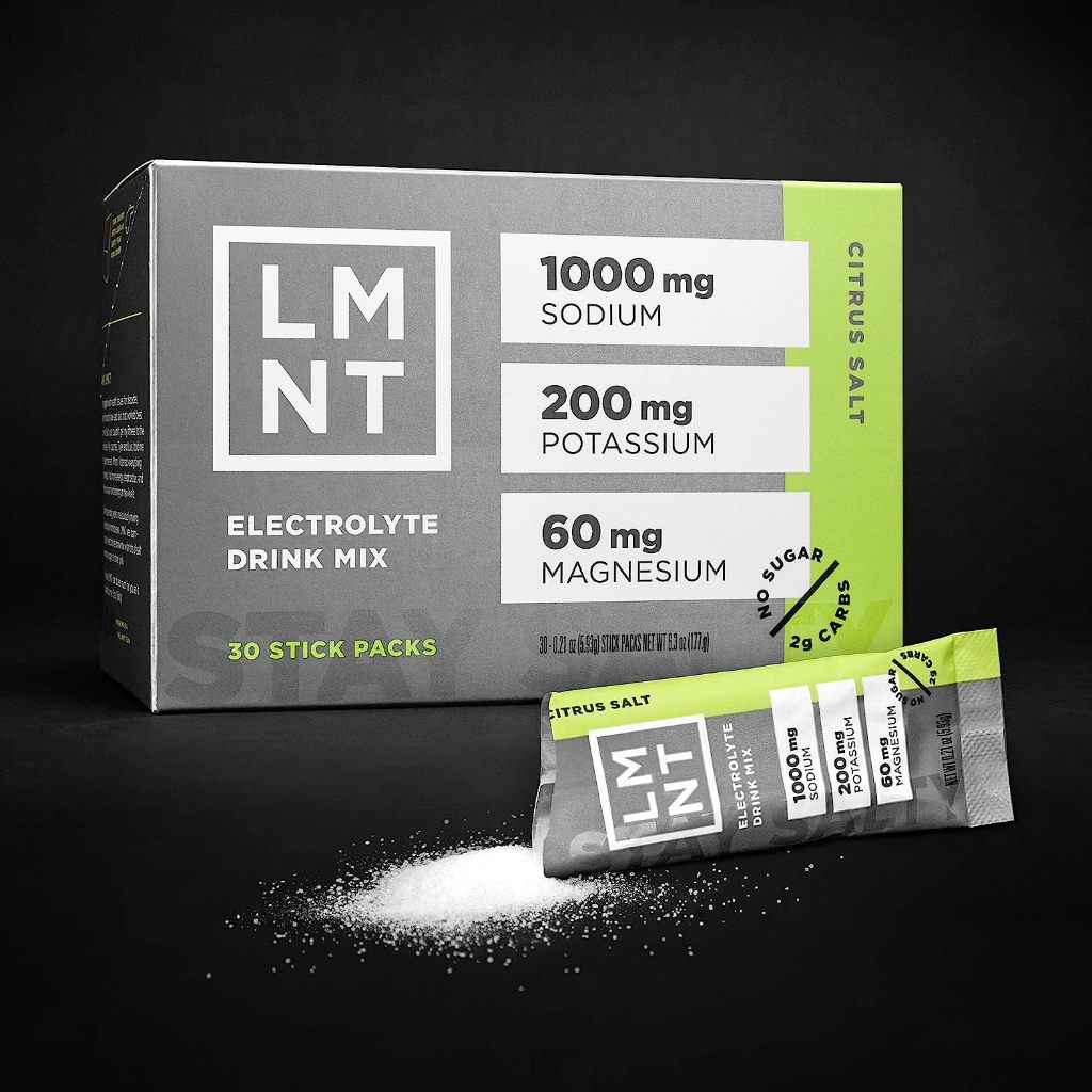 Bột điện giải không đường LMNT Zero-Sugar Electrolytes : Hộp 30 gói