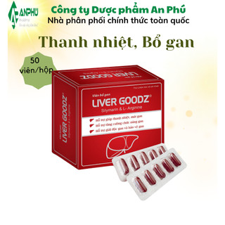 Viên bổ gan LIVER GOODz - Mát gan, Giải độc, Tăng cường chức năng gan, Bảo vệ tế bào gan