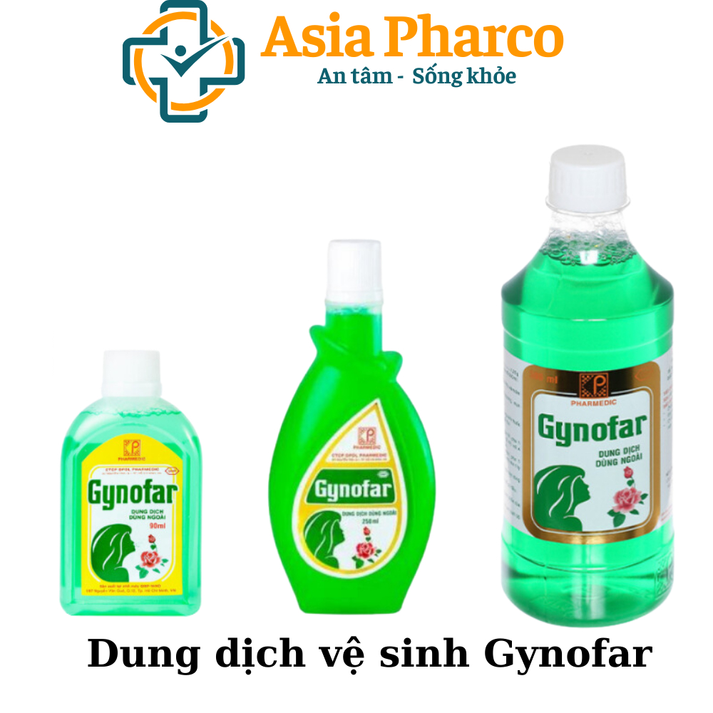 Dung dịch vệ sinh phụ nữ Gynofar Pharmedic hỗ trợ vệ sinh phụ nữ, sát trùng ngoài da