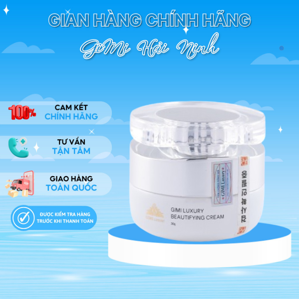 Kem Chống Nắng Gimi Official Store (Beautifying Cream 30G) - Mỹ Phẩm Chính Hãng  Bảo Vệ Da Khỏi Tia 