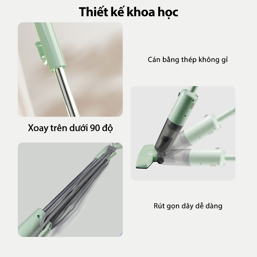 Máy Hút Bụi Cầm Tay Samono 15000Pa SW-VCG15 dung tích 800ml 2 trong 1 - Bảo Hành Chính Hãng 12 Tháng