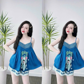 Đồ bộ bigsize lụa latin cao cấp - chất mát