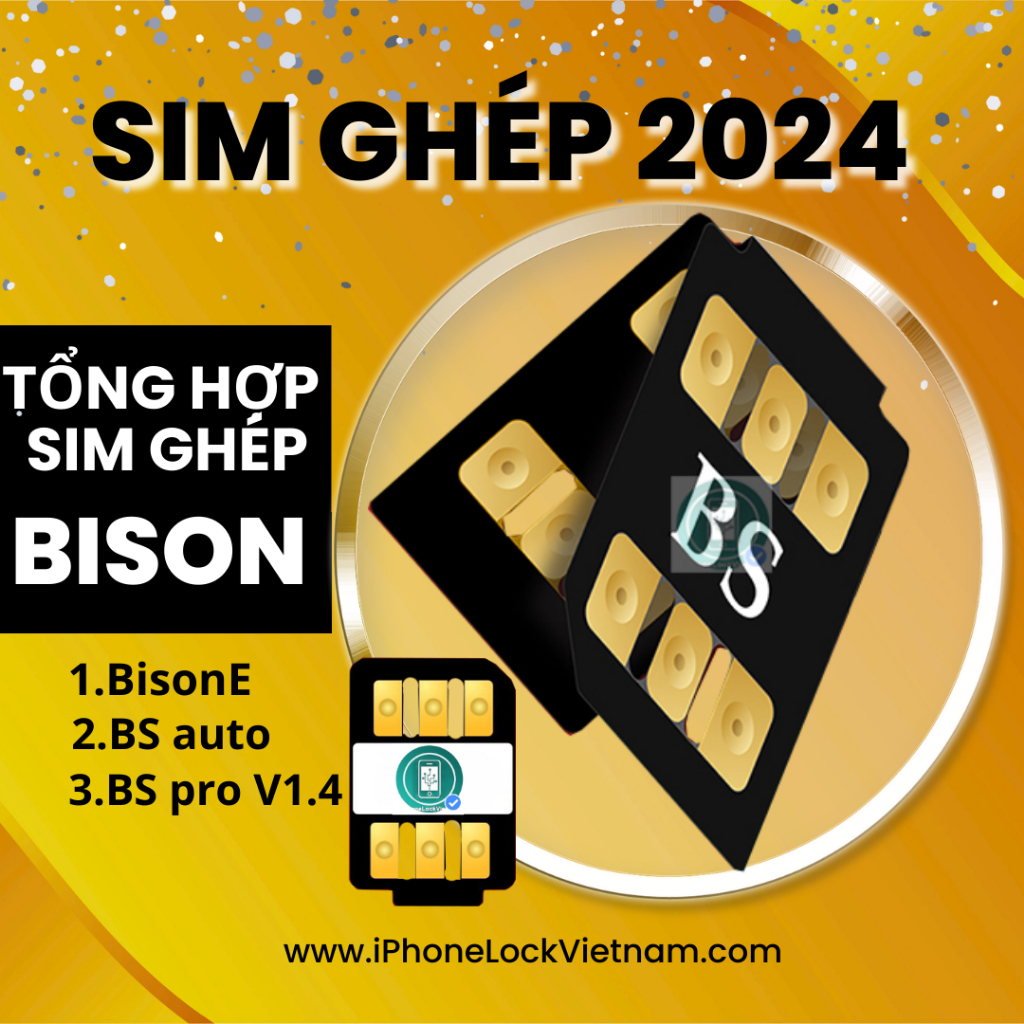 - Hỗ Trợ XR->15PM, Sim Ghép Ngược BISON-E-BSPRO1.4 MENU, BISON V1.6 AUTO - Mua Online sp