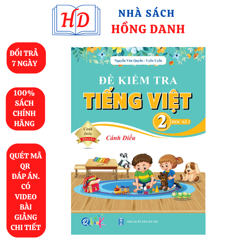 Sách - Đề kiểm tra Tiếng Việt LỚP 2 -Tập 2- Cánh diều