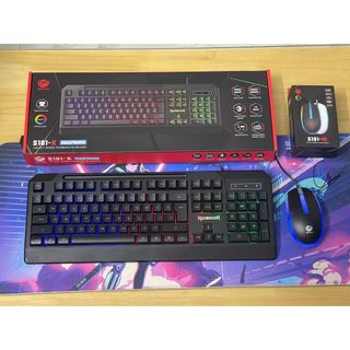 Combo bộ bàn phím + chuột Gaming giả cơ Redragon S101 Bảo hành 12 tháng