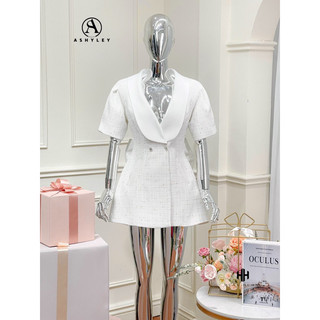 Váy dạ nơ sau 𝐀𝐒𝐇𝐘𝐋𝐄𝐘 chuẩn tag mac túi zip