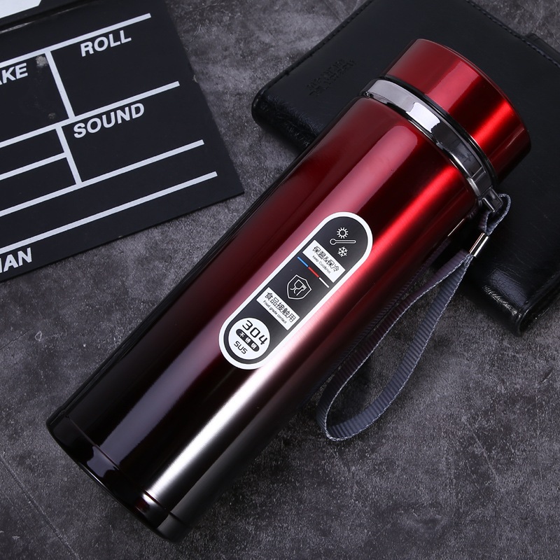 Bình Giữ Nhiệt 1200ml XinLang INOX 304 DÀY KÈM LƯỚI LỌC VÀ DÂY ĐEO