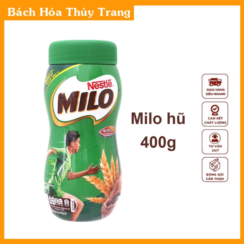 Bột thức uống lúa mạch Milo hũ 400g