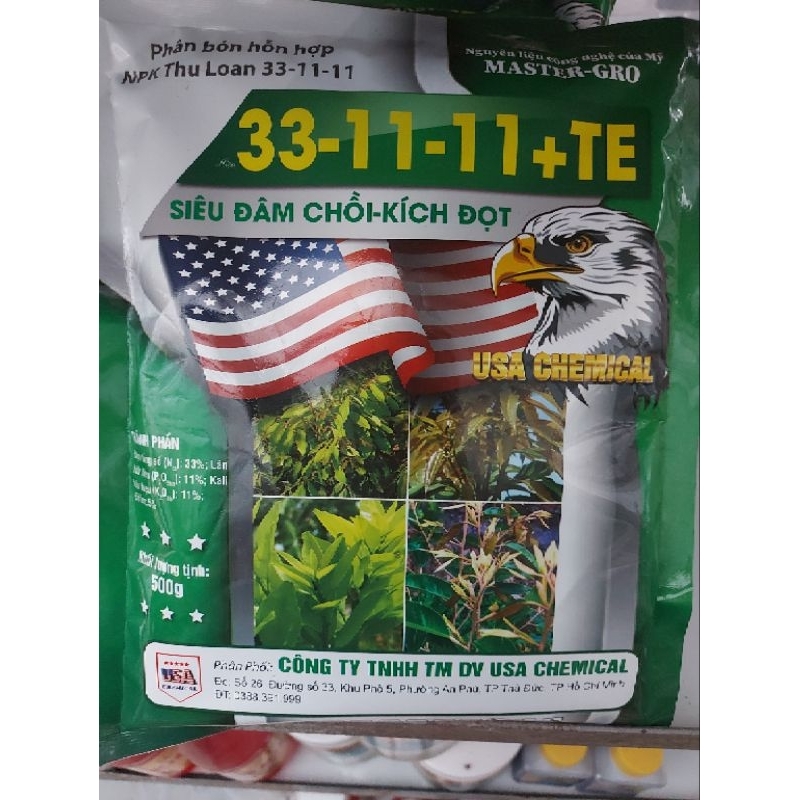 33-11-11 + TE siêu đâm chồi, kích đọt(500g)
