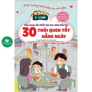 Sách - Cẩm nang cần thiết cho học sinh tiểu học: 30 Thói quen tốt hằng ngày