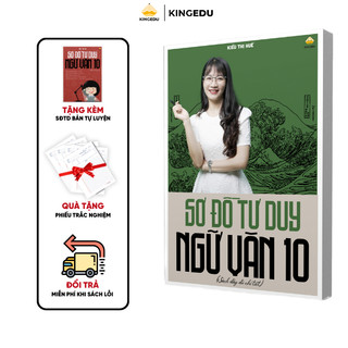 Sách - kingedu sơ đồ tư duy ngữ văn 10