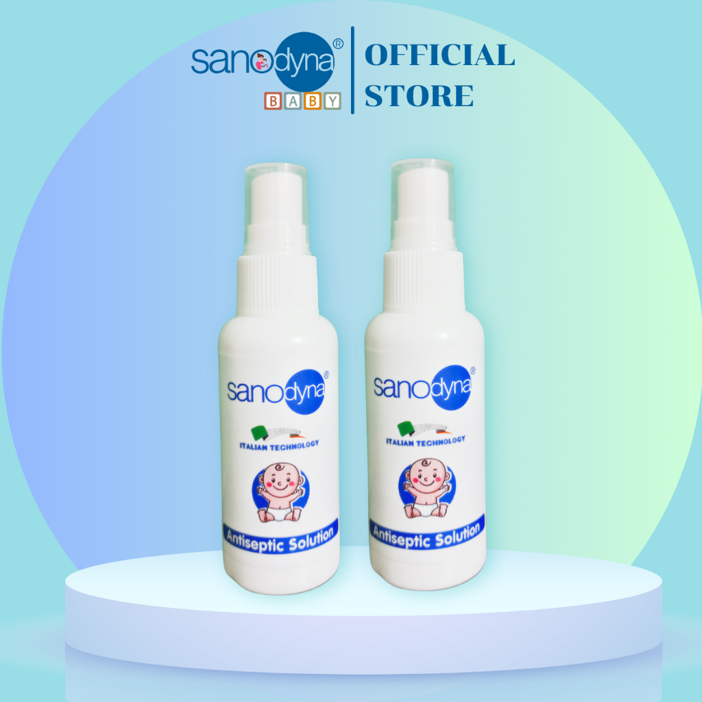 Dung dịch diệt khuẩn, khử mùi cho bé sơ sinh công nghệ Italia - Sanodyna Baby  2B50