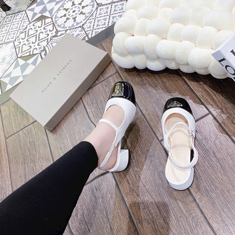 GIÀY GÓT VUÔNG BÍT MŨI TRÒN 😍