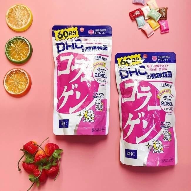 Viên uống làm đẹp da DHC Collagen Nhật Bản 60 ngày gói 360 viên