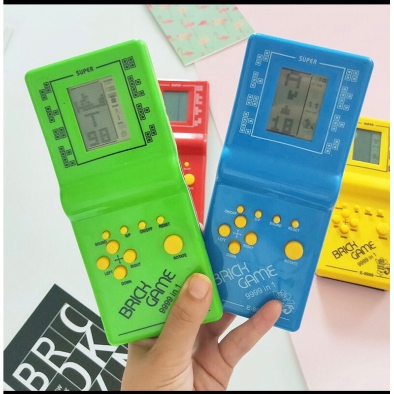 Đồ Chơi Máy Chơi Game Điện Tử Xếp Gạch, Xếp Hình