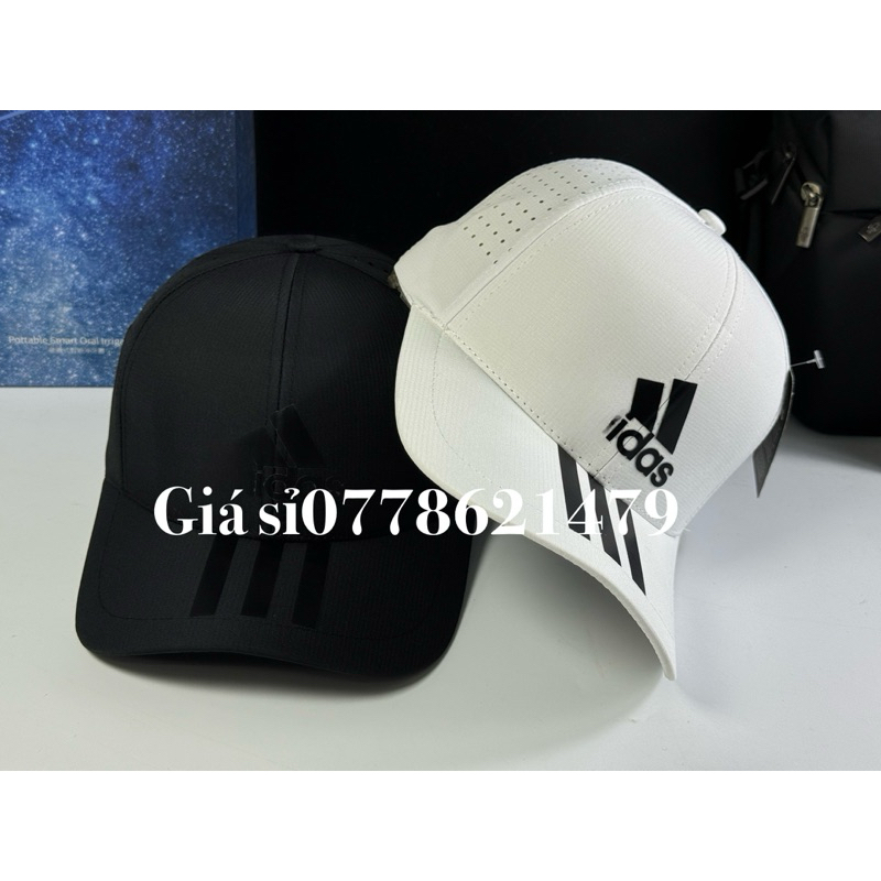 Nón kết chất dù thể thao 3 sọc - ( mũ lưỡi trai in ép das thoáng mát thể thao )