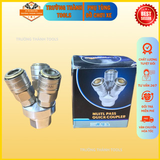 Chạc 3 đầu chia hơi máy nén khí, cút 3 đầu cao cấp trường thành tools