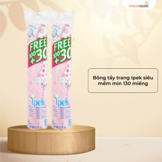 Bông tẩy trang IPEK 130 miếng - Nhập khẩu chính hãng từ Thổ Nhĩ Kỳ