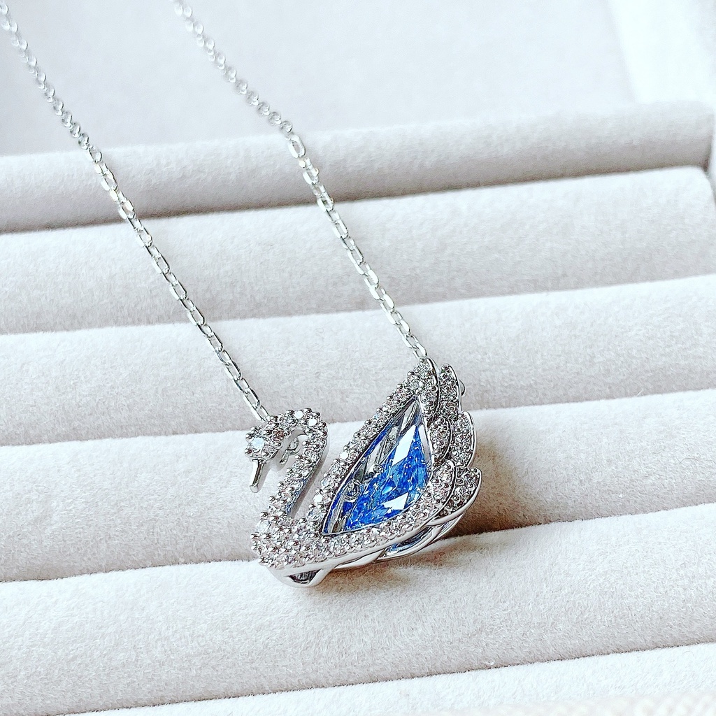 Dây chuyền nữ Swarovski Dancing Swan necklace 6052SV