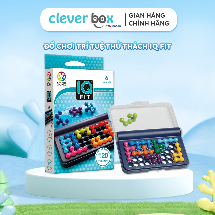 Đồ Chơi Sáng Tạo Smartgame - Thử Thách IQ Fit, Đồ Chơi Trí tuệ Clever Box
