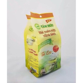 Combo 5 gói trà thảo mộc hồng sâm Tâm Đức Dạng Túi Lọc 300gr Giúp Thanh Nhiệt Giải Độc Mát Gan, hỗ trợ các bênh mãn tính