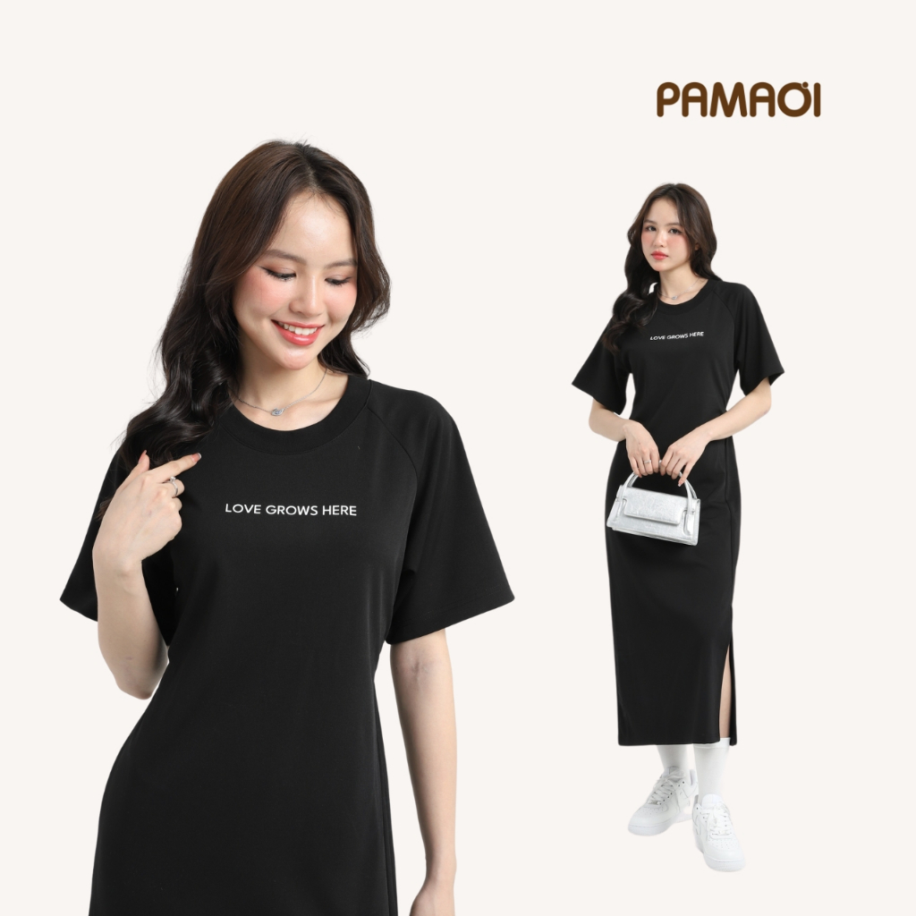 Set Đồ Gia Đình 3/4/5 Người Đầm & Áo Thun Cao Cấp Love Grows Here