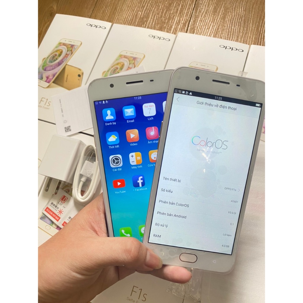 Điện thoại OPPO A59-oppo f1s Ram 3/32GB màn hình sắc nét chơi game xem phim - bảo hành 12 tháng