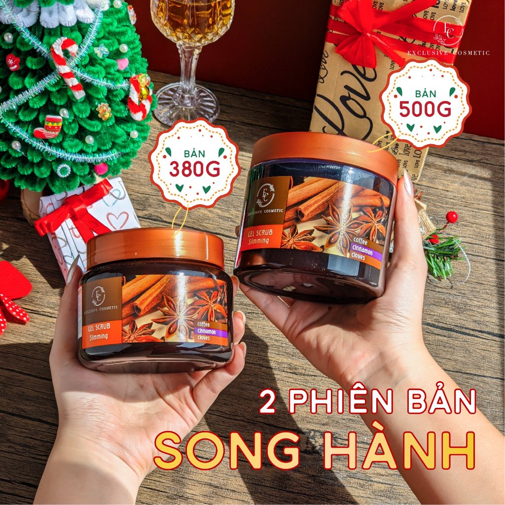 Tẩy Tế Bào Chết Dành Cho Body Exclusive Cosmetic Chiết Xuất Quế Hồi & Cafe