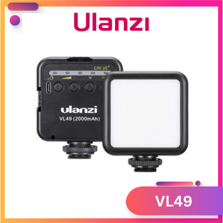 ULANZI VL49 (5500K) - HÀNG CHÍNH HÃNG - Đèn Led Tích Hợp Pin Lithium 2000mAh