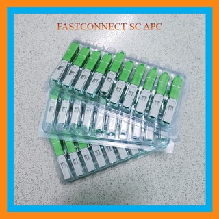 Vỉ 10 Fast Connector SC APC AJW (Loại đuôi gập)