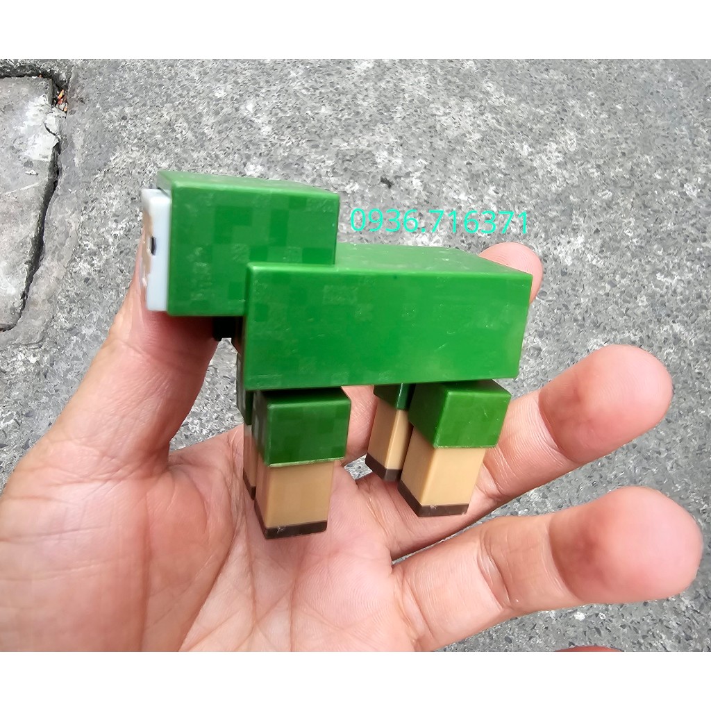 Mô hình nhân vật Minecraft cao 8.5cm hàng chính hãng Mattel Nobox