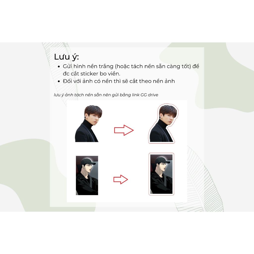 In hình dán, sticker theo yêu cầu