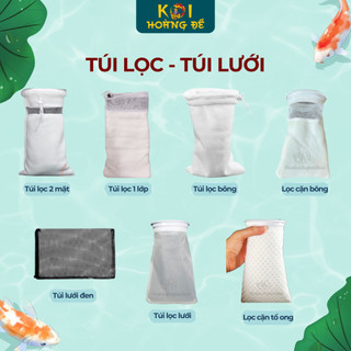 Túi lọc chống tràn hồ cá Koi, cá cảnh - Túi lưới lọc cao cấp đủ loại