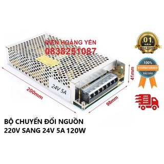 Nguồn tổ ong 24V 5A xịn 120w adarter 24v