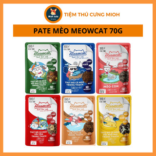 Pate mèo Dạng thạch Meowcat 70g cho mèo con và mèo trưởng thành