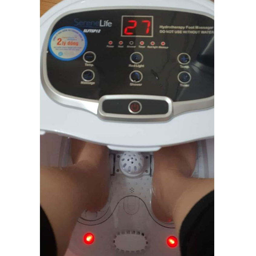 Bồn ngâm chân massage tự động 6 con lăn massage tự động cao cấp SereneLife SL12 HT Beauty
