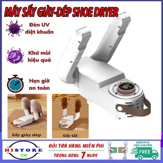 Máy Sấy Giày Shoe Dryer Đa Năng Làm Khô Nhanh Khử Mùi Hôi, Diệt Vi Khuẩn Bằng Tia UV, Xoay Chiều 360 Độ Thông Minh
