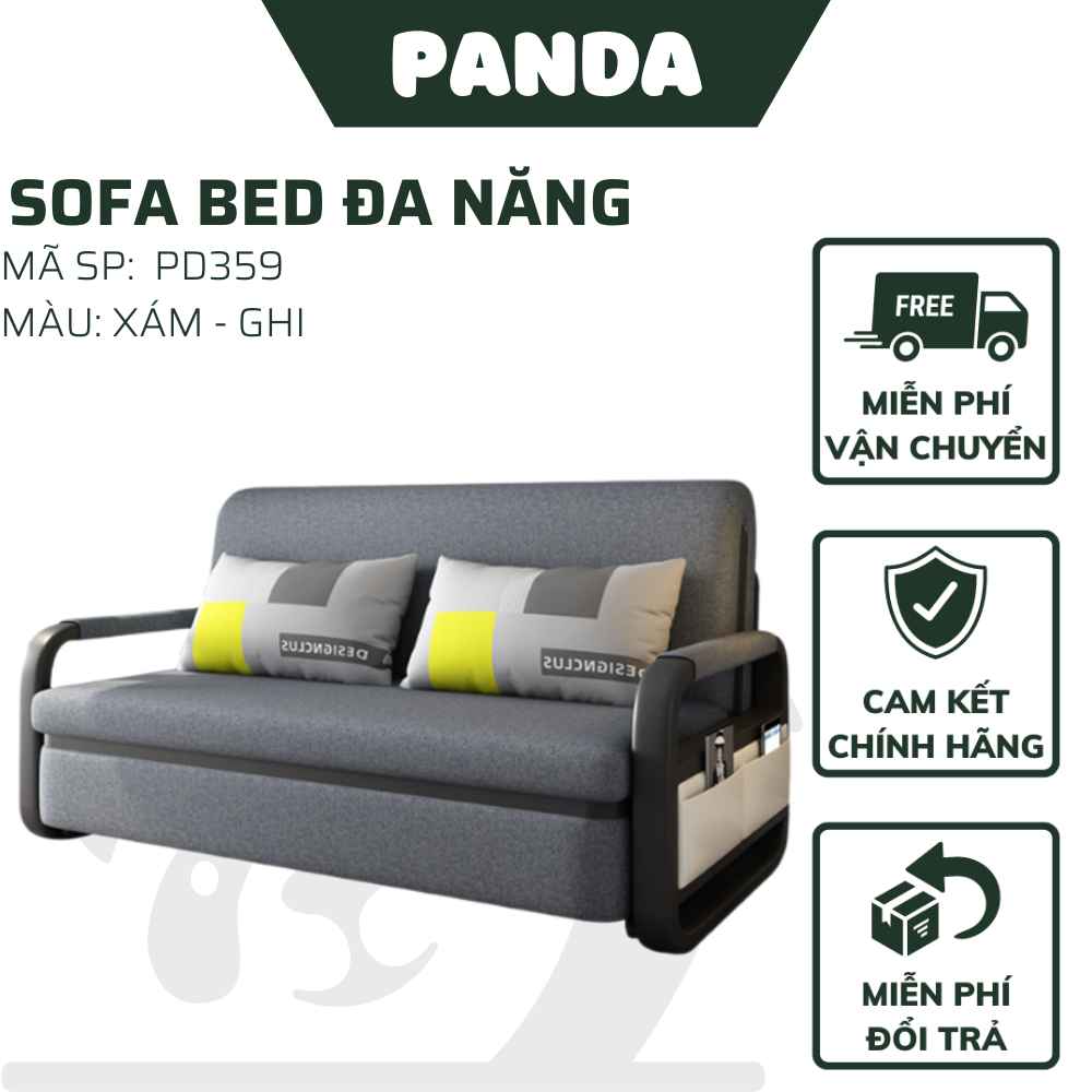 Giường Sofa Đa Năng , Giường Sofa Gấp Gọn Thành Ghế Tiện ích Khung Bằng Sắt Sơn Tĩnh Điện