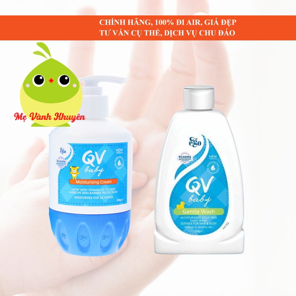 Kem dưỡng ẩm Ego QV Baby Moisturising Cream, Úc (250/500g)