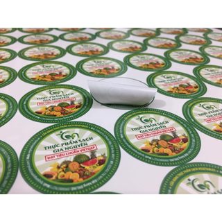 In tem dán, sticker khổ a3, thiết kế theo yêu cầu, giá rẻ, hỗ trợ thiết kế