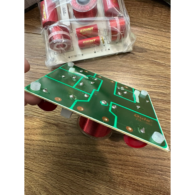 Cặp Phân tần 3 đường tiếng OL305 1 bass + 1 treble +1 trung - mạch phân tần loa