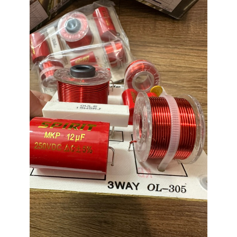 Cặp Phân tần 3 đường tiếng OL305 1 bass + 1 treble +1 trung - mạch phân tần loa