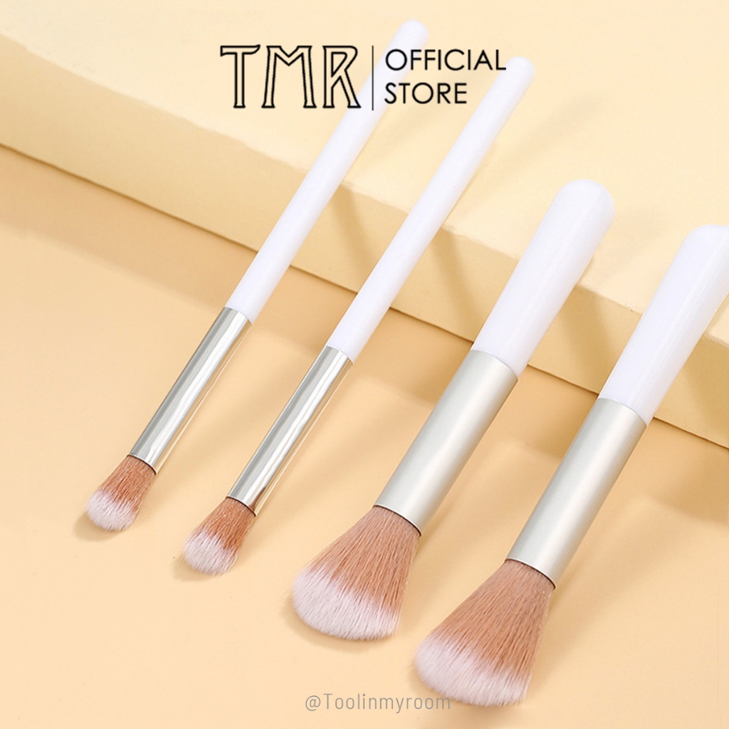Cọ Trang Điểm TMR Mini đánh mắt và má, nhỏ gọn có thể bỏ túi