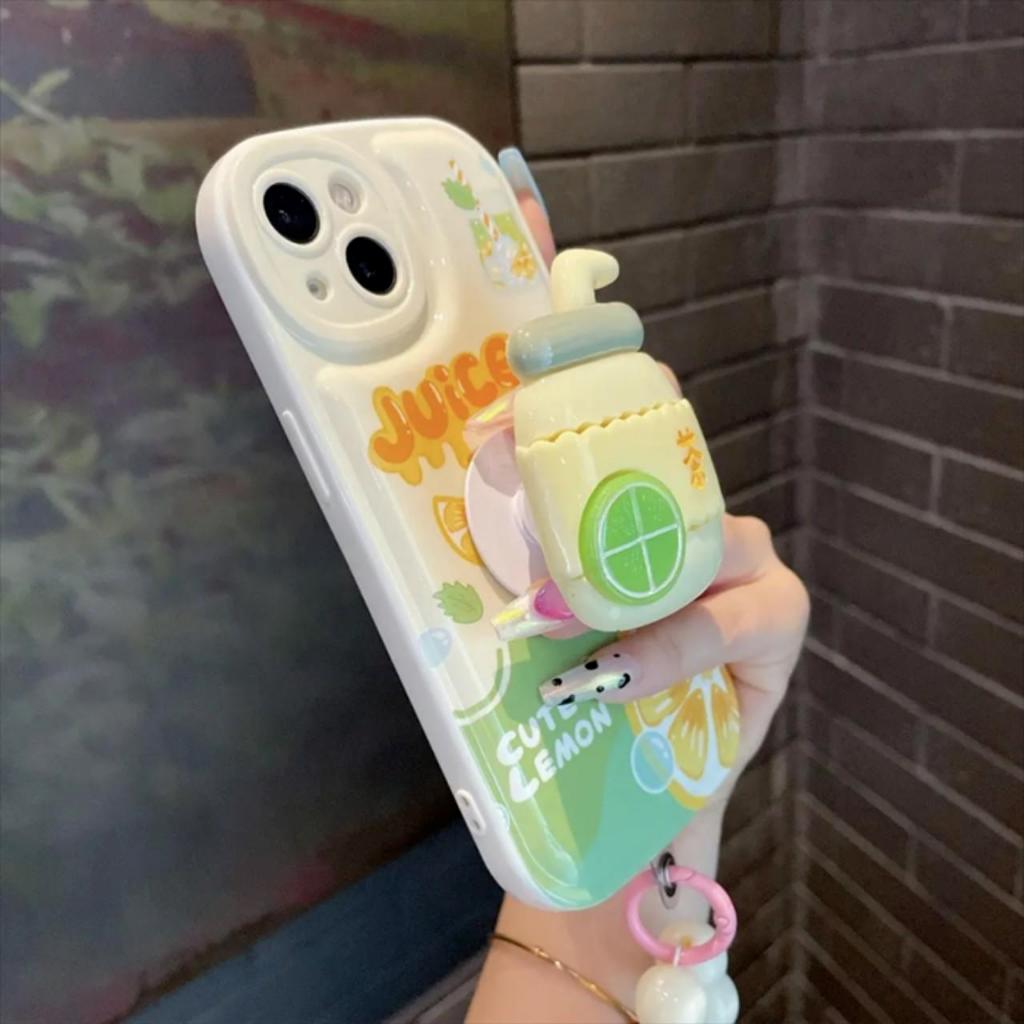 Ốp lưng iphone kèm Pop trà chanh X, Xs, XsMax, 11, 11ProMax, 12, 12ProMax, 13, 13ProMax, 14Promax, 15promax