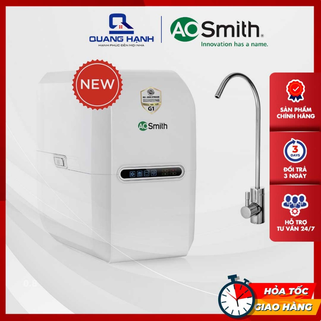 Máy lọc nước A.O. SMITH AO Smith G1 [Hàng chính hãng, lắp đặt miễn phí trên toàn quốc]