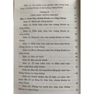Sách - Luật Chứng Khoán (Hiện Hành)